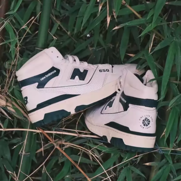Giày New Balance 650R Aime Leon Dore 'White Green' BB650RL1 - Ảnh 5