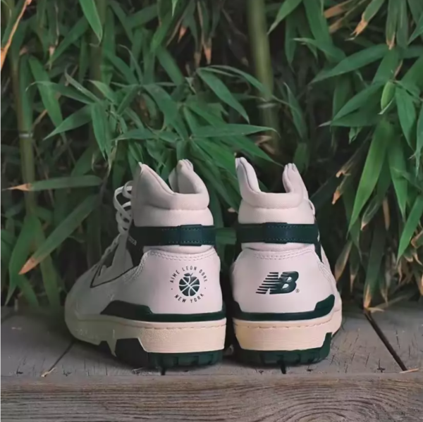 Giày New Balance 650R Aime Leon Dore 'White Green' BB650RL1 - Ảnh 4