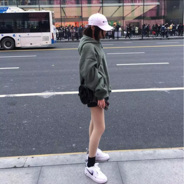 Giày Nike Air Force 1 LV8 Utility GS 'Overbranding' AR1708-100 - Ảnh 3