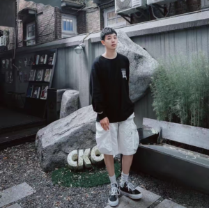 Alternative view of Giày Converse x Stussy One Star Ox 'Black' 173120C