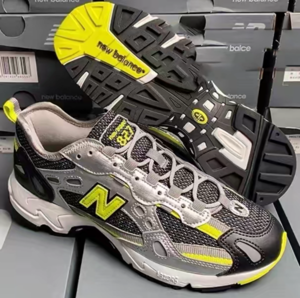 Giày New Balance 827 'Black Silver Yellow' ML827XA - Ảnh 5