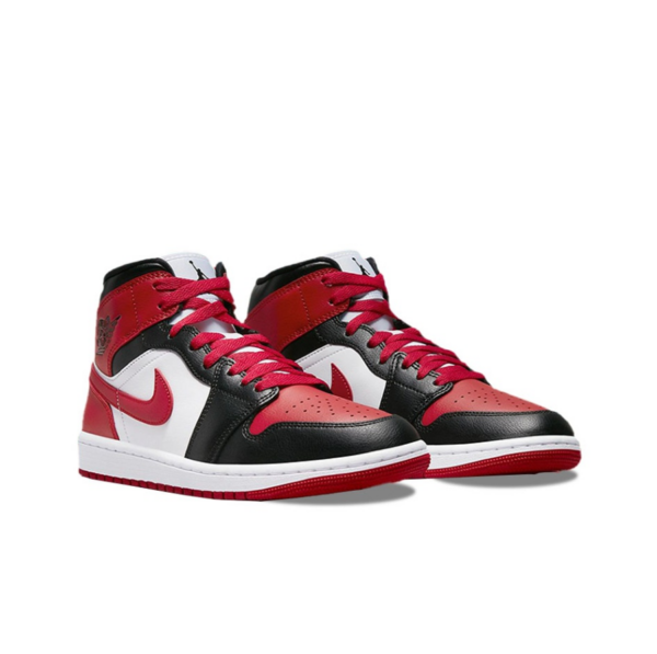 Giày Nike Air Jordan 1 Mid 'Alternate Bred Toe' BQ6472-079 - Ảnh 6