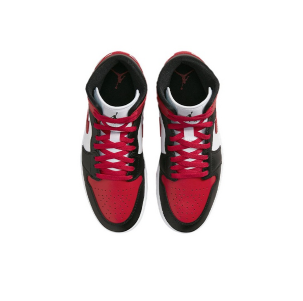 Giày Nike Air Jordan 1 Mid 'Alternate Bred Toe' BQ6472-079 - Ảnh 7