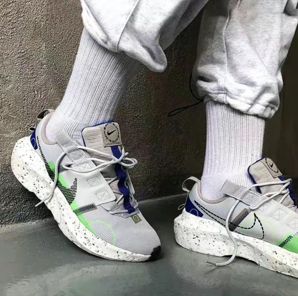 Giày Nike Crater Impact 'Pure Platinum Electro Green' DB2477-020 - Ảnh 2