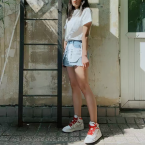 Alternative view of Giày Nike Air Jordan 1 Retro High 'Phantom Gym Red' 575441-160