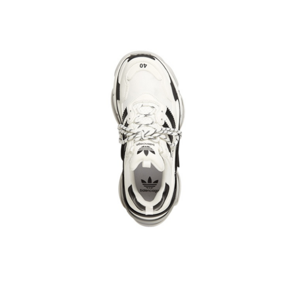 Giày Balenciaga x Adidas Triple S 'White Black' 710021-W2ZB1-9112 - Ảnh 9
