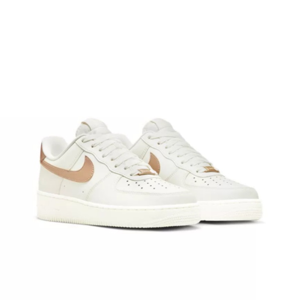 Giày Nike Wmns Air Force 1 '07 Sail Metallic 'Red Bronze' DD8959-109 - Ảnh 6