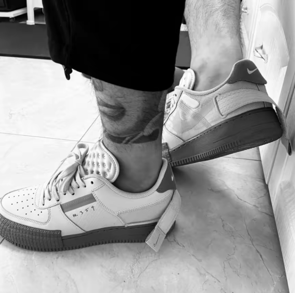 Giày Nike Air Force 1 Type Grey Fog CT2584-001 - Ảnh 2