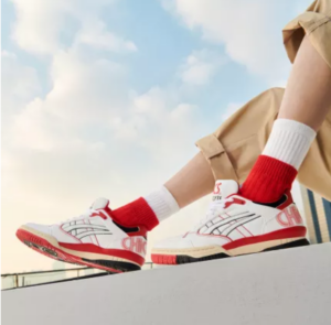 Giay Asics Gel Spotlyte Low 'White Red' 1203A233-100