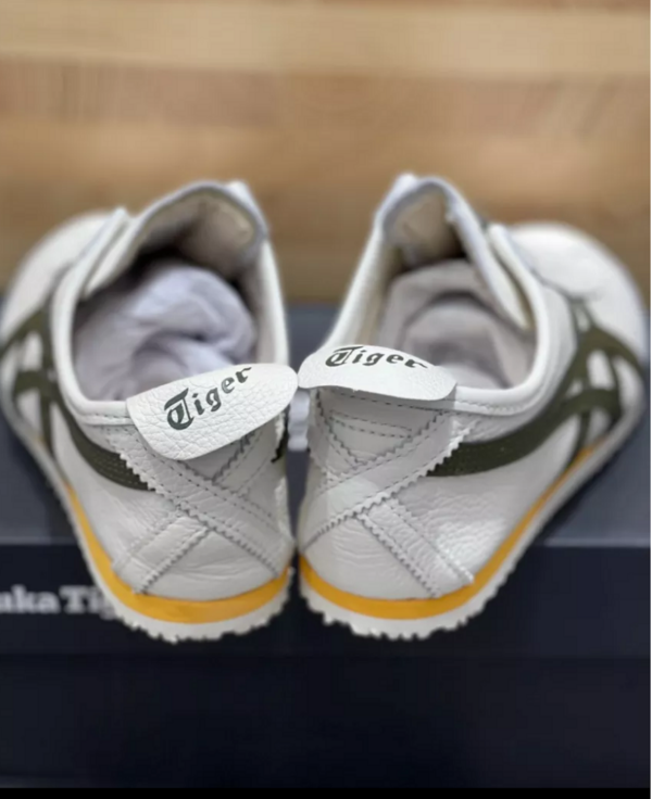 Giày Onitsuka Tiger Mexico 'White DarkOliveGreen' 1183B815-105 - Ảnh 4