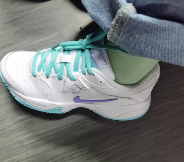 Giày Tennis Nike Wmns Court Lite 2 'White Purple' AR8838-124 - Ảnh 2