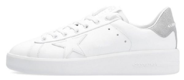 Giày Golden Goose WMNS Purestar 'White Silver' GWF00197 F000538 80185 - Ảnh 3