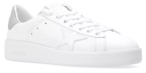 Giày Golden Goose WMNS Purestar 'White Silver' GWF00197 F000538 80185 - Ảnh 2