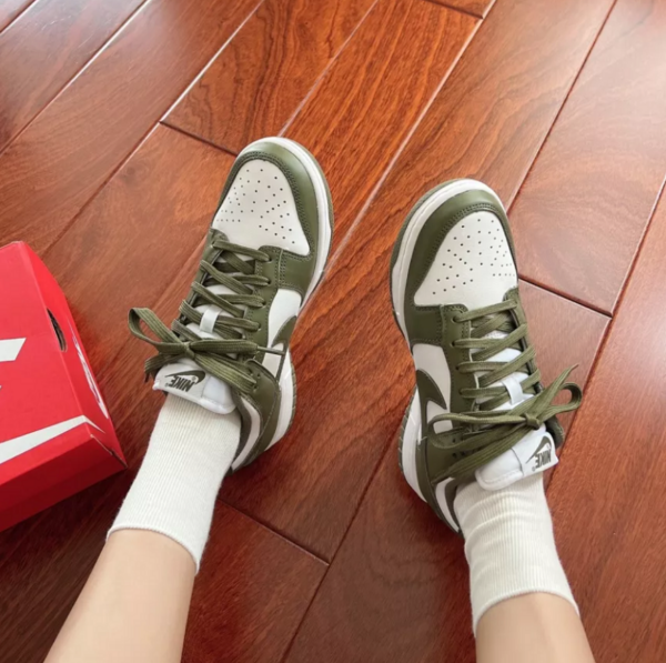 Giày Nike Dunk Low Medium 'Olive' DD1503-120 - Ảnh 6