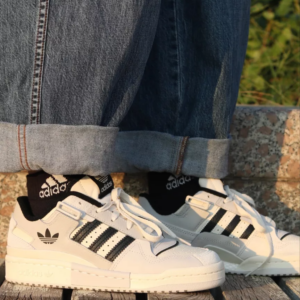 Alternative view of Giày Adidas Originals Forum Exhibit Low 'Grey Black' GX6284