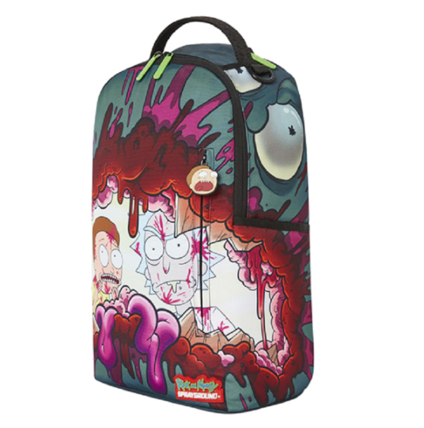 Balo Sprayground x Rich & Morty Shark Mouth 'Mutilcolor' W0835738 - Ảnh 2
