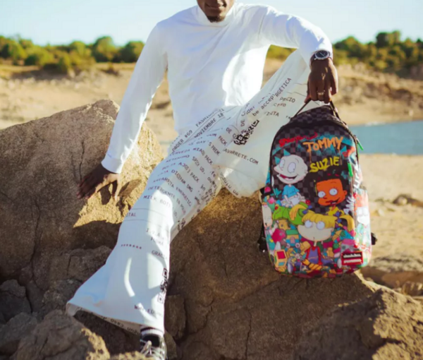 Balo Sprayground x Little Ghots Paris 'Tommy Suzie' W0835814 - Ảnh 4