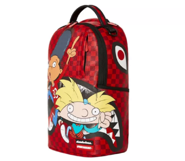 Balo Sprayground x Big Head Boy Sky 'Dark Red' W0835734 - Ảnh 3
