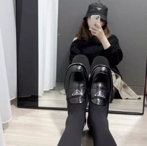 Alternative view of Giày Prada Logo Brushed 'Black' 1D902M 055 F0002