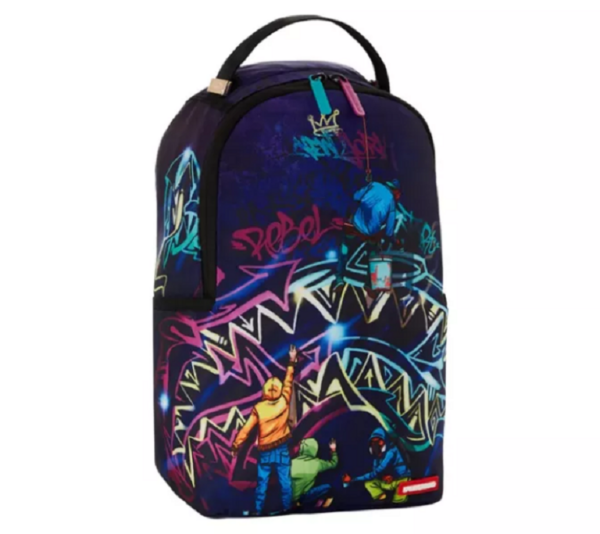 Balo Sprayground Graffiti 'Dark Shark Mouth' W0835728 - Ảnh 7