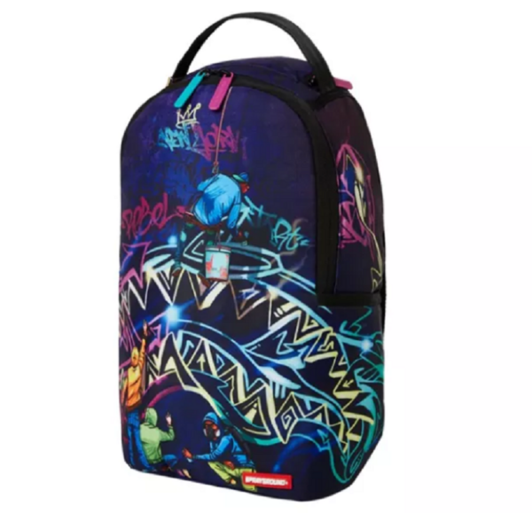 Balo Sprayground Graffiti 'Dark Shark Mouth' W0835728 - Ảnh 6