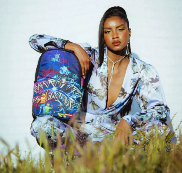 Balo Sprayground Graffiti 'Dark Shark Mouth' W0835728 - Ảnh 4