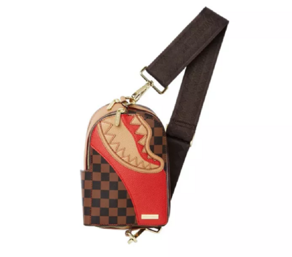 Túi Sprayground Haini 'Plaid Shark Mouth' W0835401