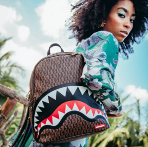 Alternative view of Balo Sprayground Retro 'Two-Color Shark Mouth' W0835708