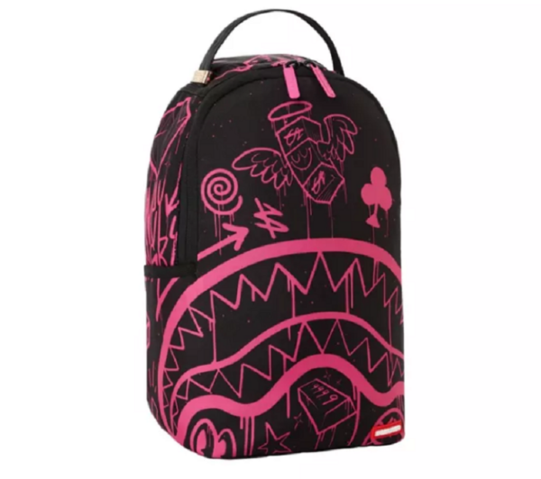 Balo Sprayground Drak Contrast Graffiti 'Black Pink' W0835726 - Ảnh 5