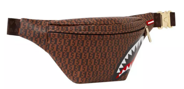Túi Sprayground Retro Alphabet Old Flower 'Brown' W0835106 - Ảnh 4