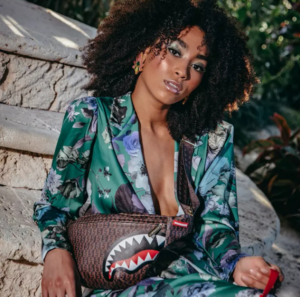 Alternative view of Túi Sprayground Retro Alphabet Old Flower 'Brown' W0835106