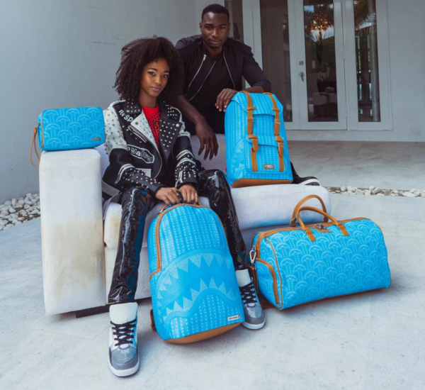 Balo Sprayground Llluchains Turg DLX Shark 'Blue' W0825726 - Ảnh 3