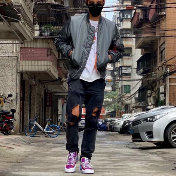 Giày Nike Blazer Low Sacai KAWS 'Purple Dusk' DM7901-500 - Ảnh 5