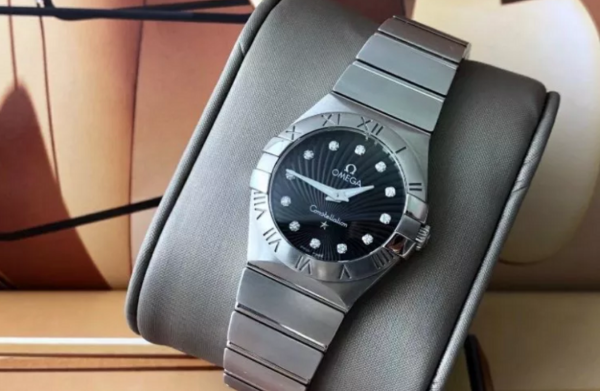 Đồng Hồ Omega Constellation Diamond 'Silver Black' 123-10-27-60-51-002 - Ảnh 3
