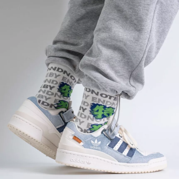 Giày Adidas Forum Low 'Blue' HQ6334 - Ảnh 4