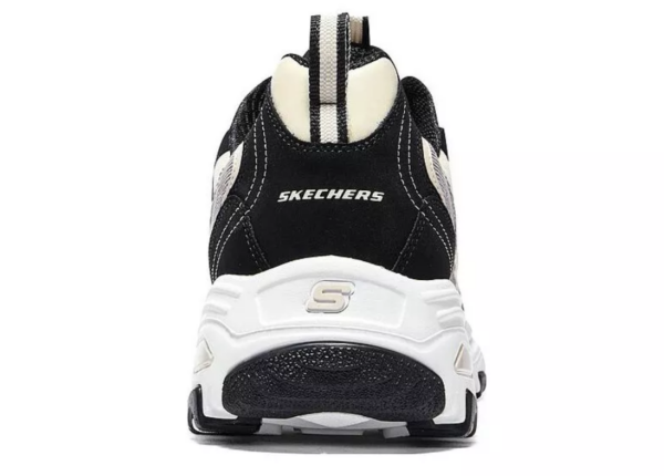 Giày Skechers D'Lites 1.0 Milk Tea Bear Corduroy 'Black White' 149906-BKNT - Ảnh 10