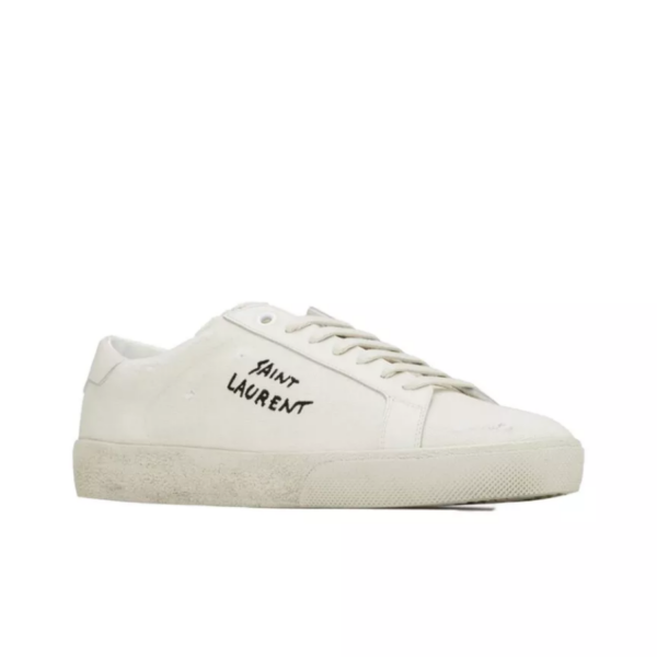 Giày Saint Laurent Court SL 06 Embroidered 'White' 611106GUP109113 - Ảnh 3