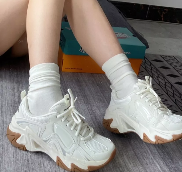 Giày Skechers Fashion 'White' 896151-NAT - Ảnh 2