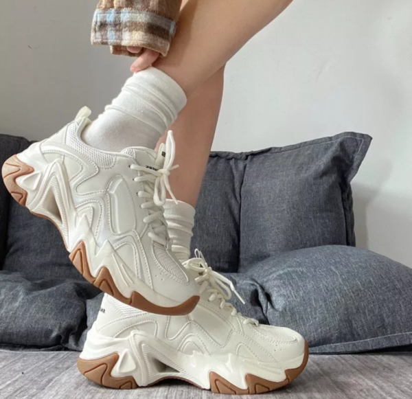 Giày Skechers Fashion 'White' 896151-NAT - Ảnh 5
