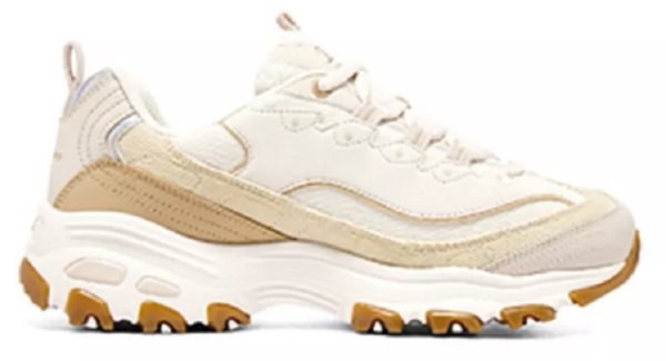 Giày Skechers Dlites 'White Beige' 896148-NAT