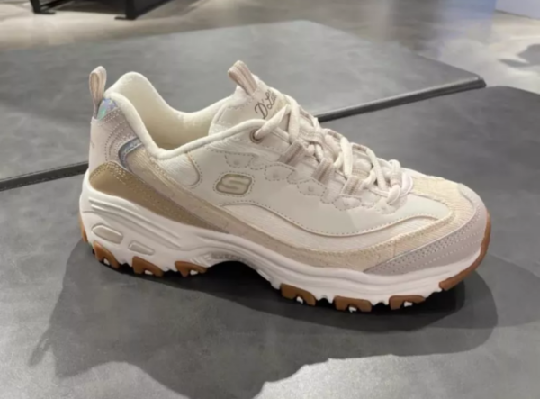 Giày Skechers Dlites 'White Beige' 896148-NAT - Ảnh 2