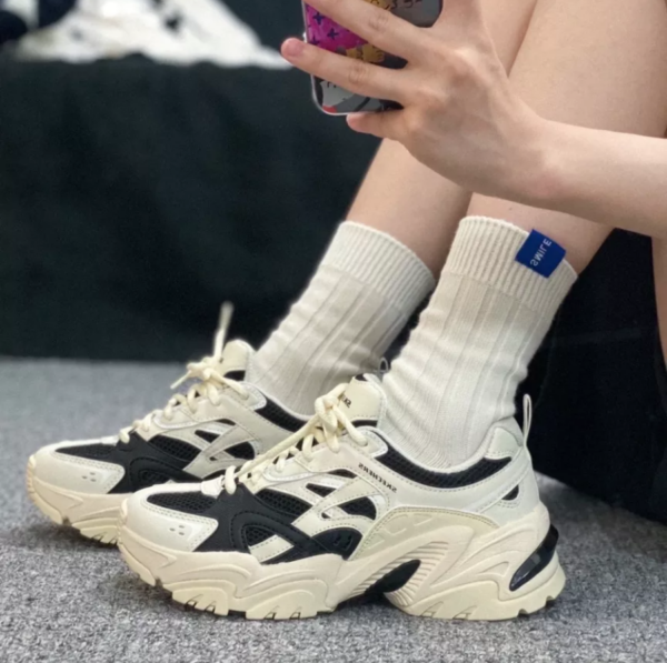 Giày Skechers STAMINA x Skechers Joint 'Beige Black' 149514-NTBK - Ảnh 7