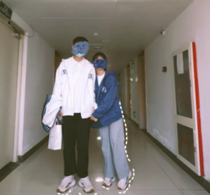 Alternative view of Giày Skechers D'lites 'Cream Blue' 999880-TAN