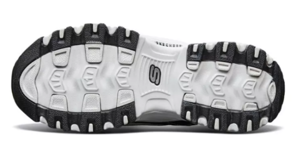 Giày Skechers D'Lites 1.0 'Black' 12241-BKW - Ảnh 6