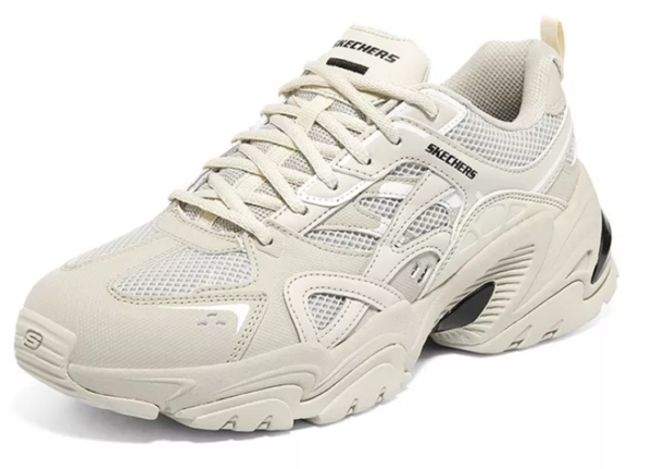 Giày Skechers STAMINA x Skechers Lightweinght 'White' 237234-OFWT - Ảnh 4