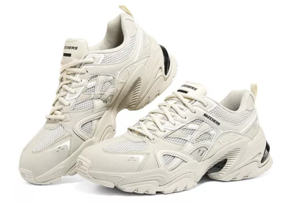 Giày Skechers STAMINA x Skechers Lightweinght 'White' 237234-OFWT - Ảnh 3
