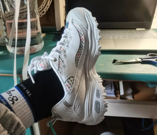 Giày Skechers D'Lite 1.0 'Gray' 13144-WMLT - Ảnh 2
