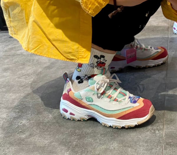 Giày Skechers D'Lite 2.0 'Multicolor' 13146-WMLT - Ảnh 5