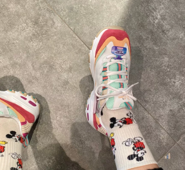 Giày Skechers D'Lite 2.0 'Multicolor' 13146-WMLT - Ảnh 3
