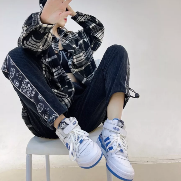 Giày Adidas Women's Original Forum Mid Casual Shoes GX8945 - Ảnh 3